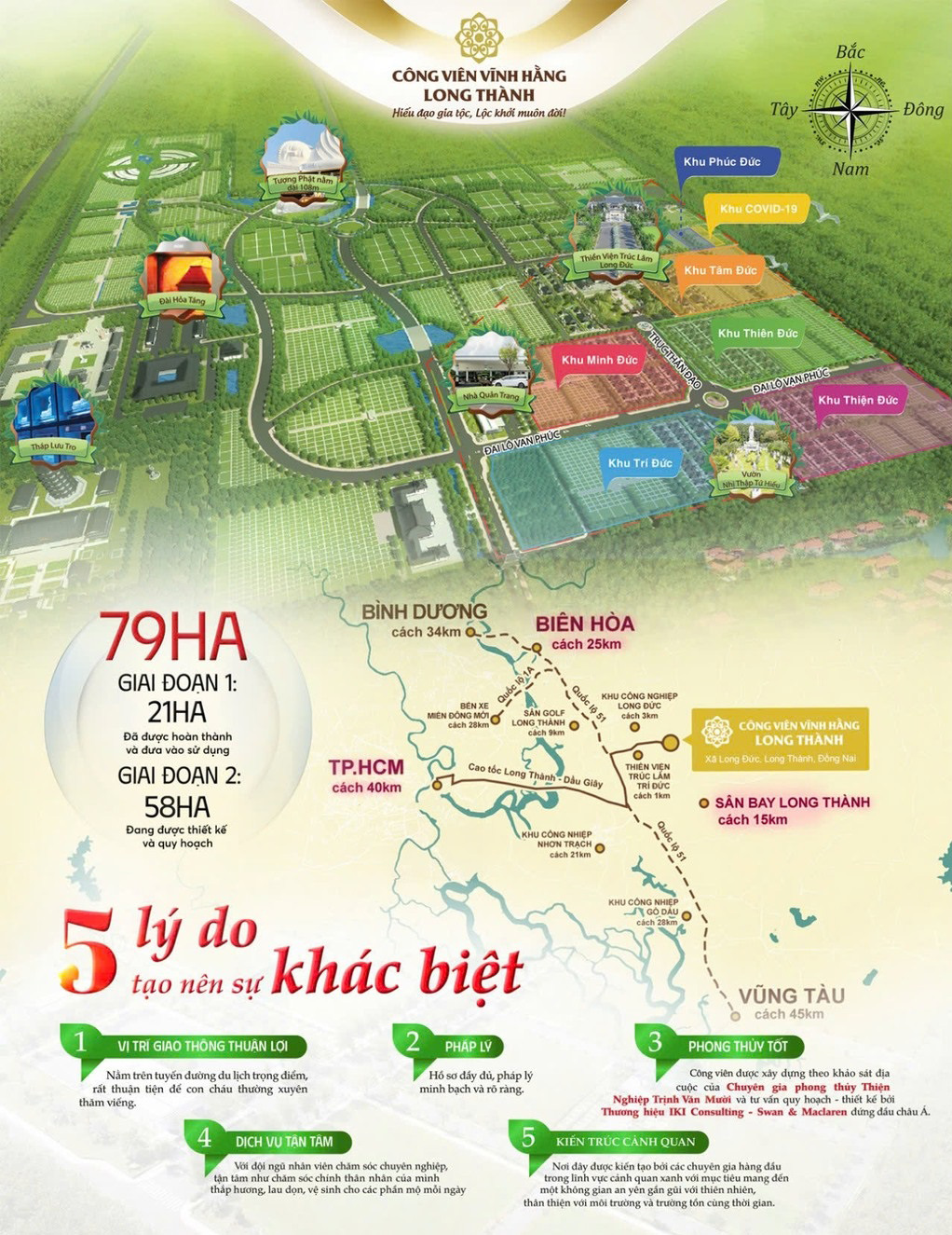 Tổng quan dự án Công Viên Vĩnh Hằng Long Thành